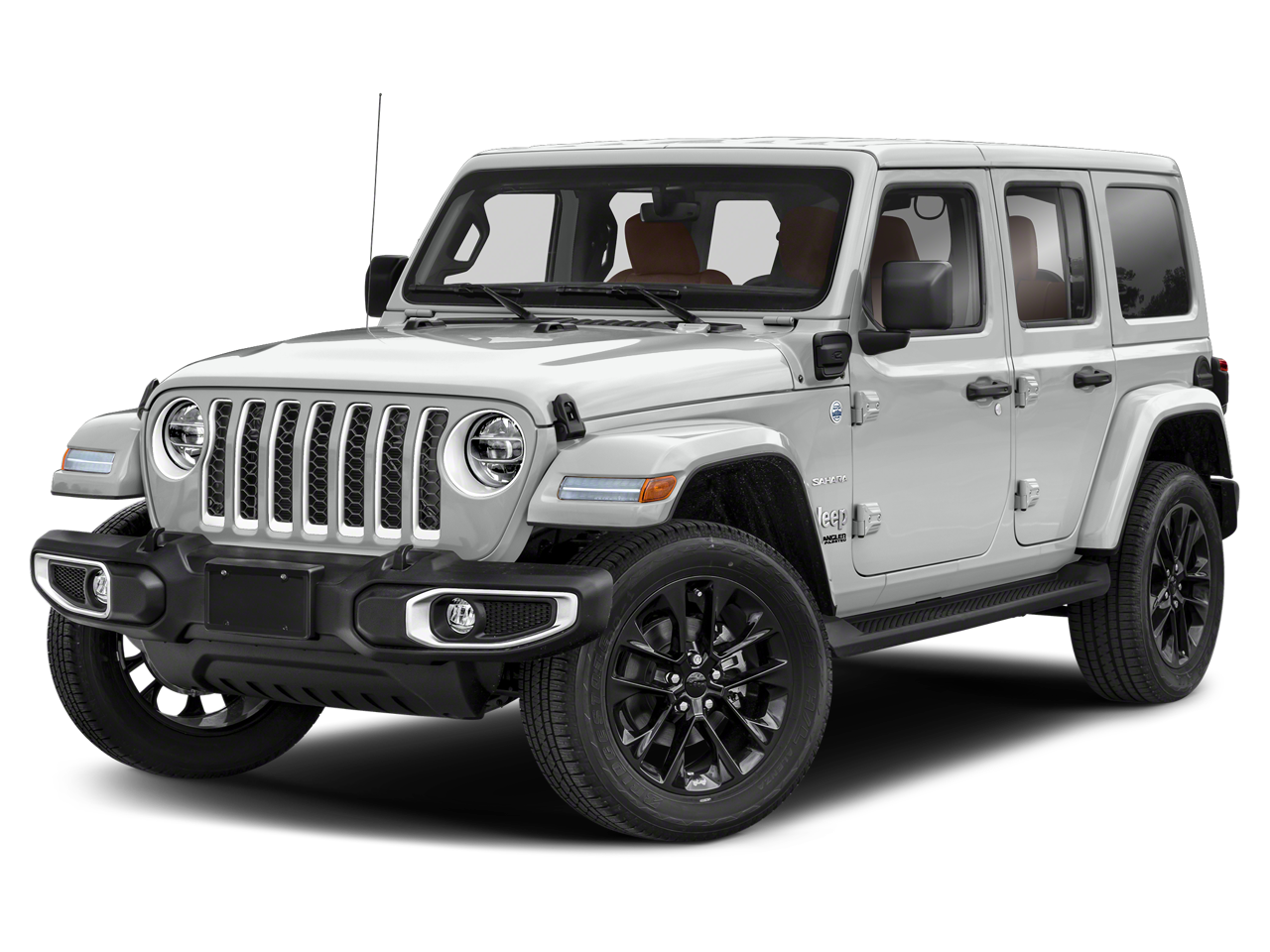 Used 2022 Jeep Wrangler Unlimited Sahara 4XE with VIN 1C4JJXP65NW111054 for sale in San Antonio, TX