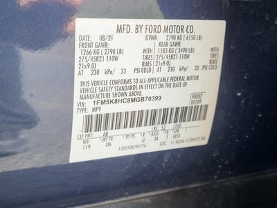 2021 Ford Explorer Platinum