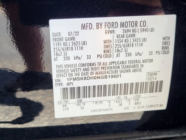 2022 Ford Explorer XLT