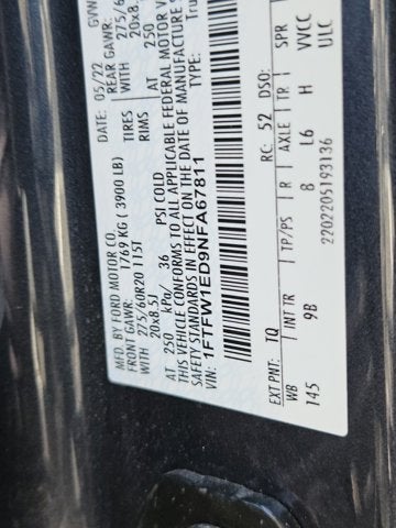 2022 Ford F-150 Platinum