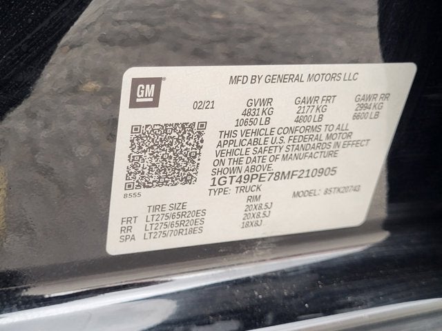 2021 GMC Sierra 2500HD AT4