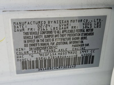 2024 Nissan Sentra SV