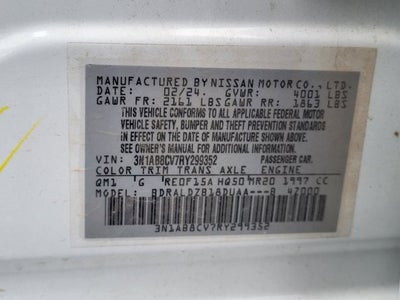 2024 Nissan Sentra SV