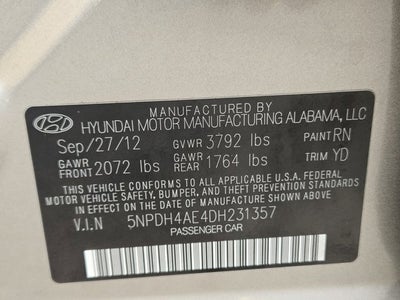 2013 Hyundai ELANTRA GLS