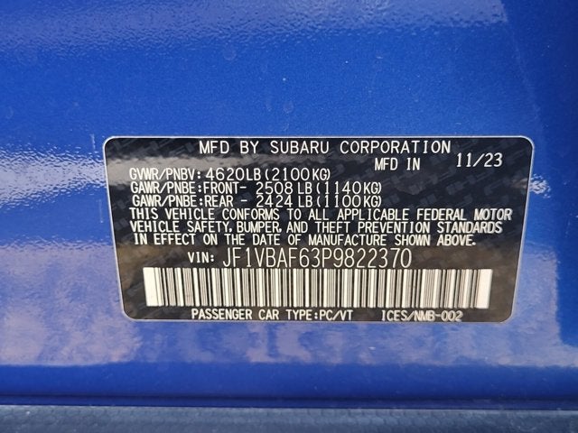 2023 Subaru WRX Premium