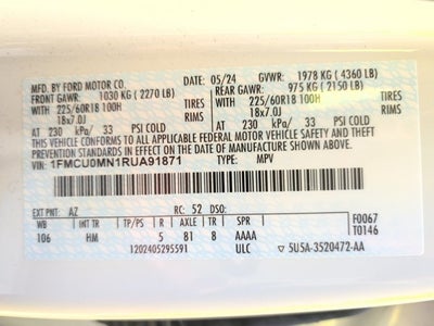 2024 Ford Escape ST-Line