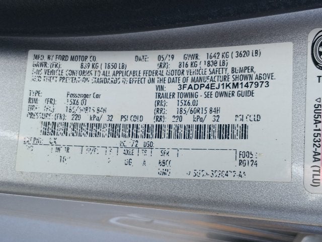2019 Ford Fiesta SE