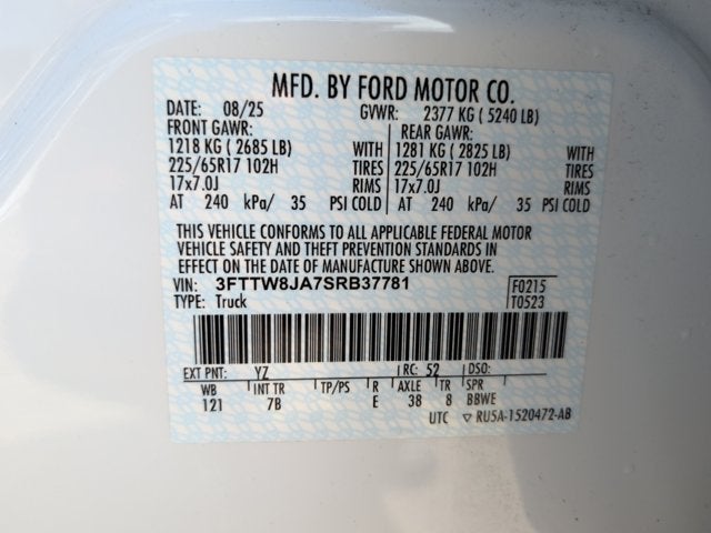 2025 Ford Maverick XLT