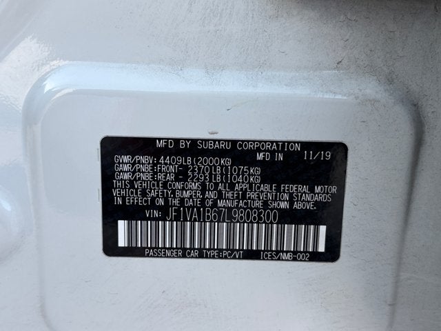 2020 Subaru WRX Premium