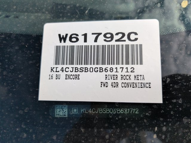 2016 Buick Encore Convenience