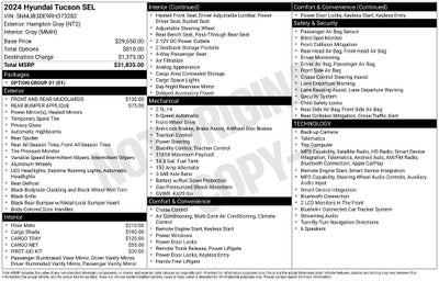 2024 Hyundai TUCSON SEL