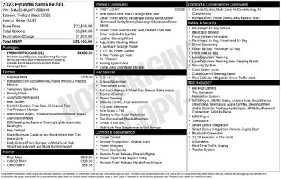 2023 Hyundai SANTA FE SEL