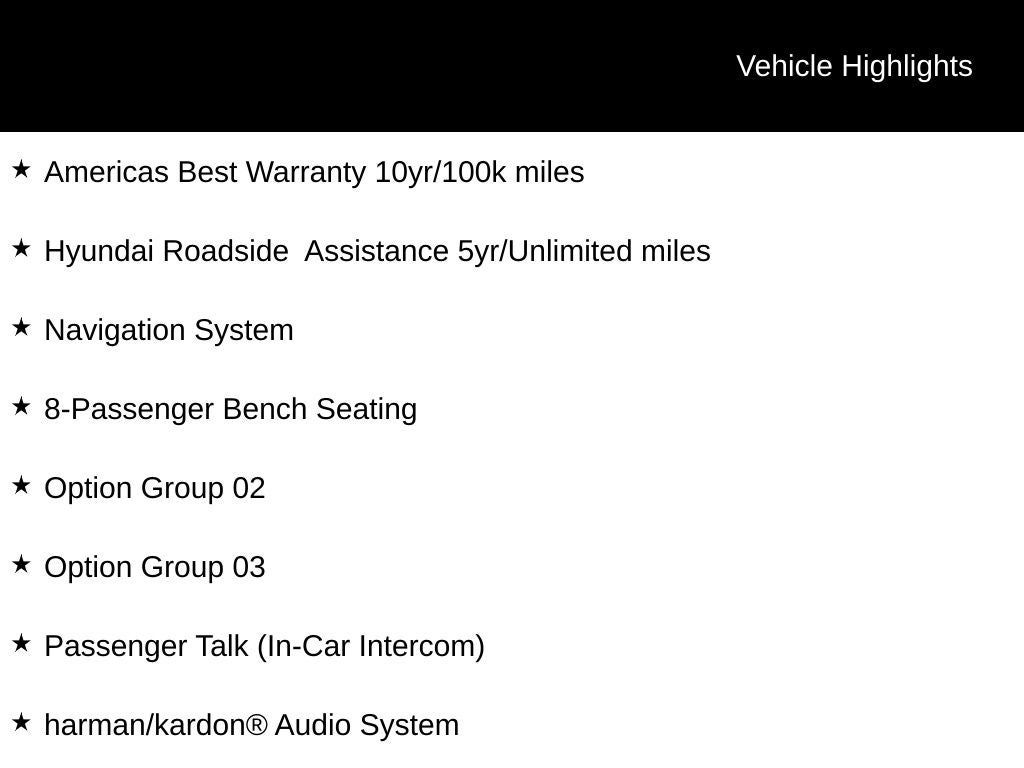 2024 Hyundai PALISADE SEL 8 Passenger
