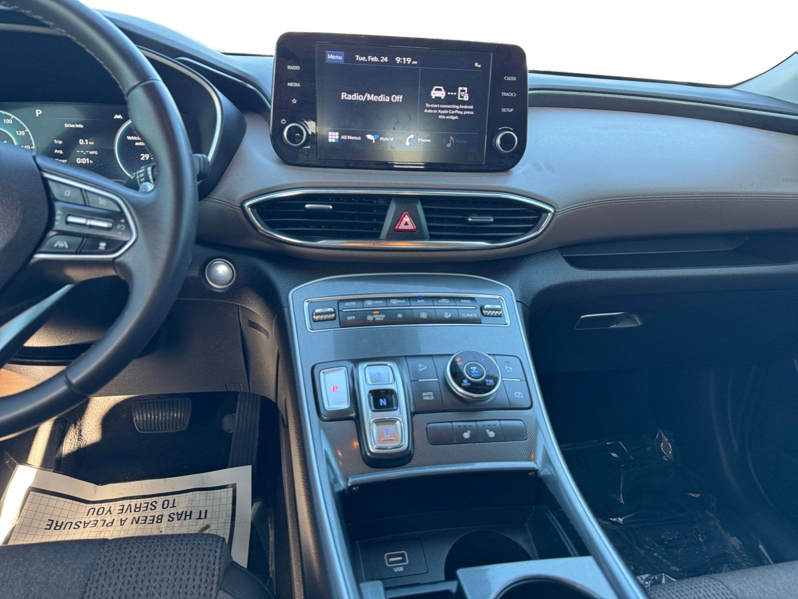 2021 Hyundai SANTA FE HYBRID Blue