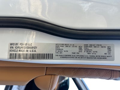 2025 Jeep Grand Cherokee Summit Reserve