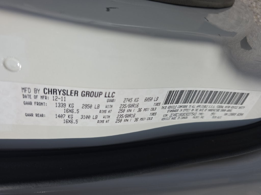 2012 Chrysler Town & Country Touring