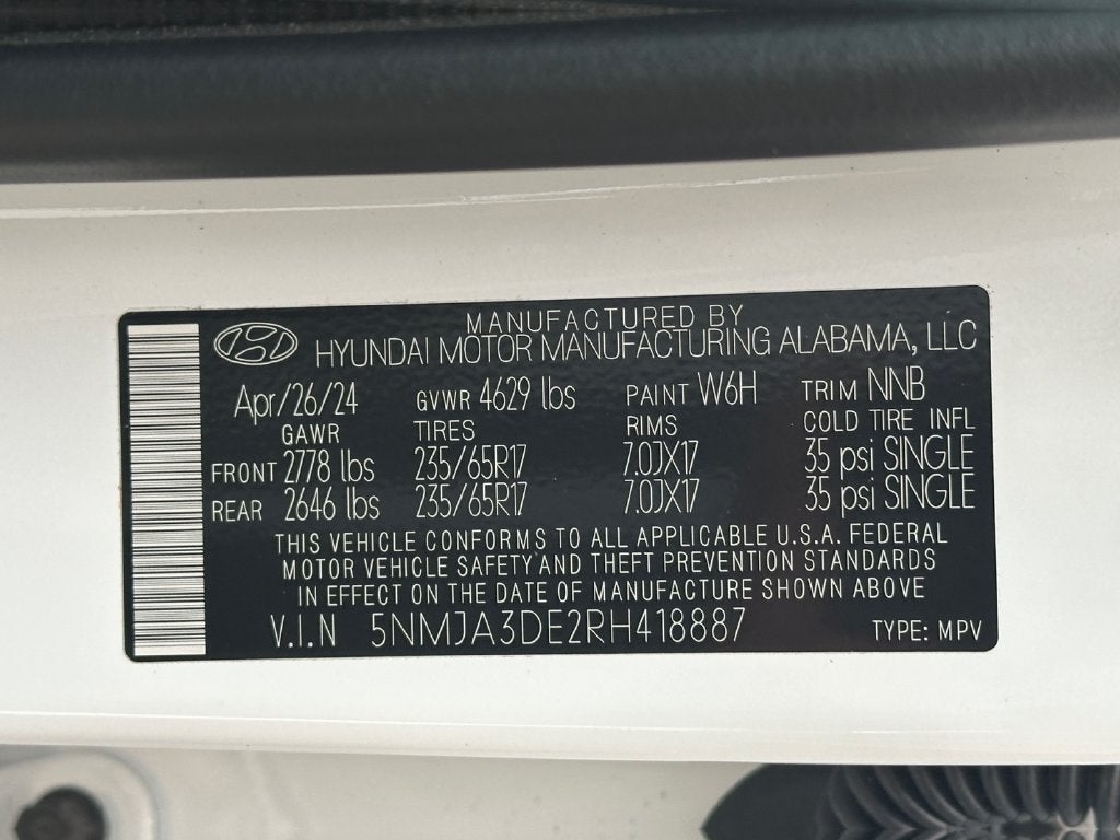 2024 Hyundai TUCSON SE