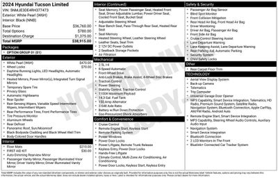 2024 Hyundai TUCSON Limited