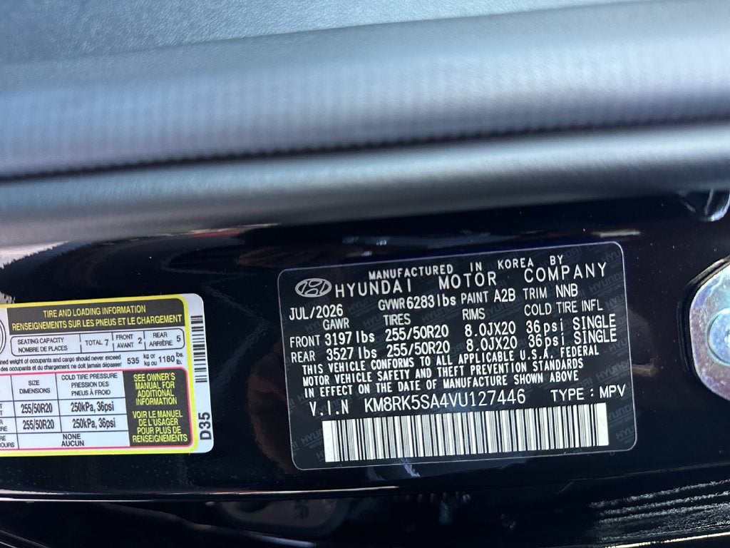 2027 Hyundai PALISADE HYBRID Limited