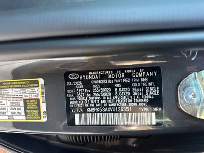 2027 Hyundai PALISADE HYBRID Limited