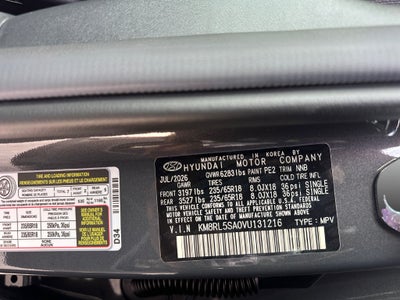 2027 Hyundai PALISADE HYBRID Blue SEL