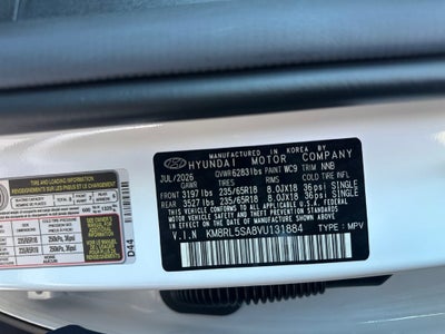 2027 Hyundai PALISADE HYBRID Blue SEL