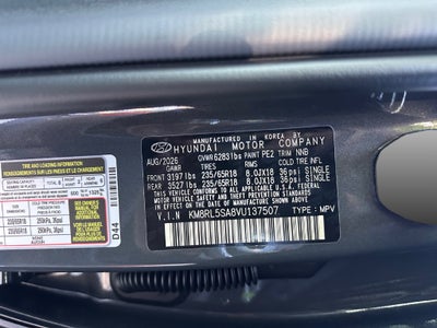 2027 Hyundai PALISADE HYBRID Blue SEL