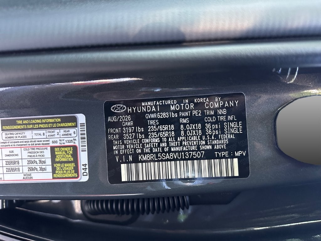 2027 Hyundai PALISADE HYBRID Blue SEL