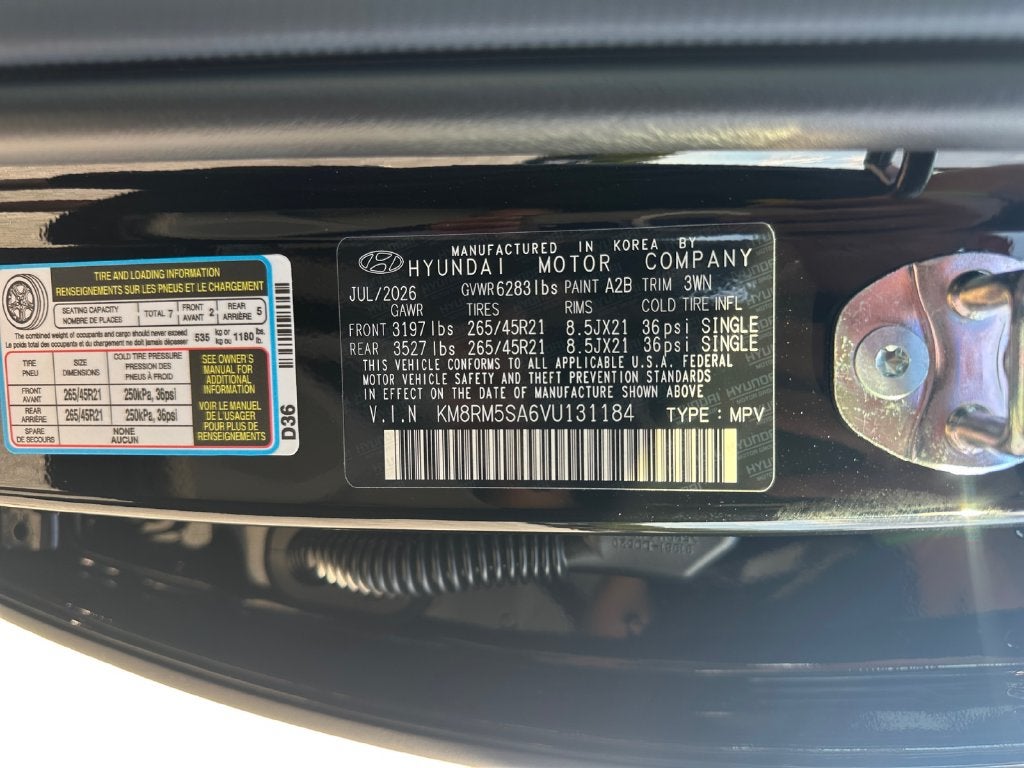 2027 Hyundai PALISADE HYBRID Calligraphy