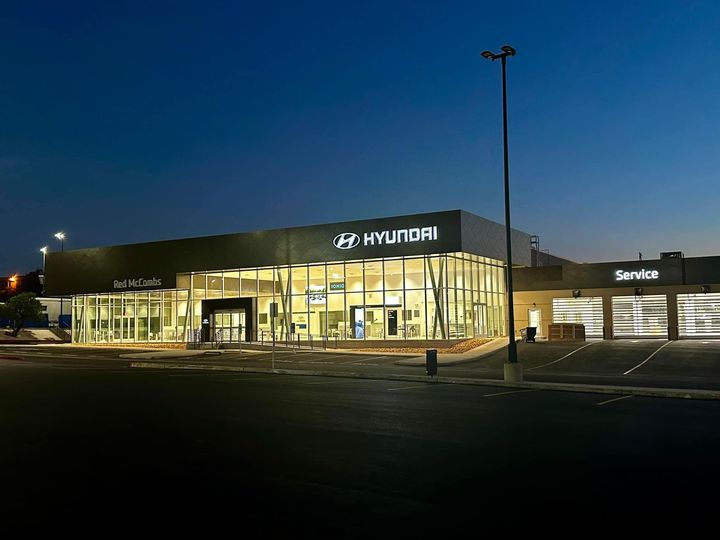 Red McCombs Hyundai Dealership Exterior